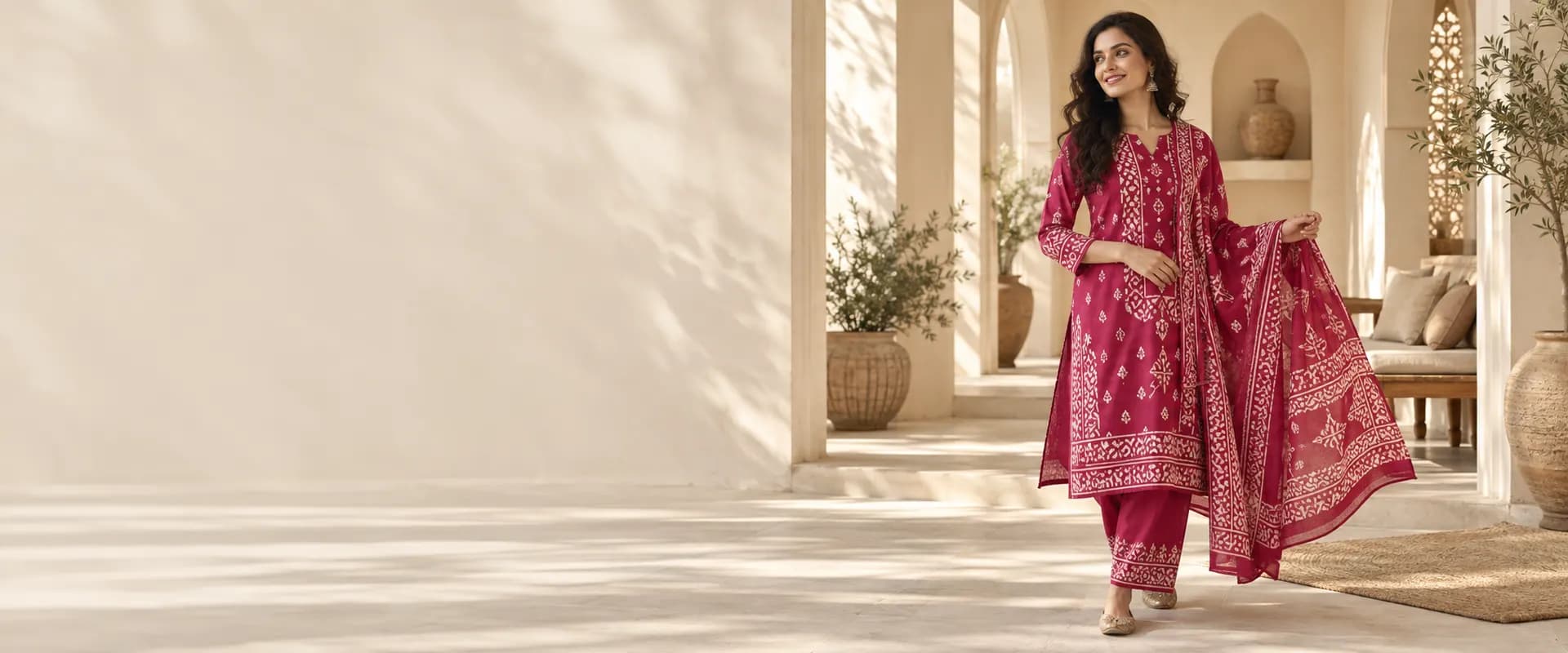 Batik Print Suits for Women