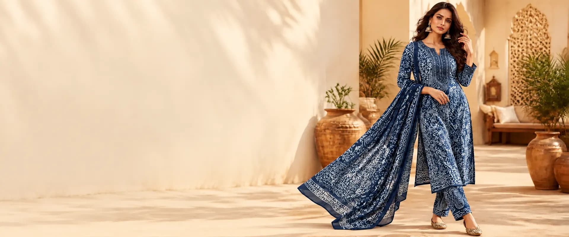 Handprinted Batik Women's Clothing