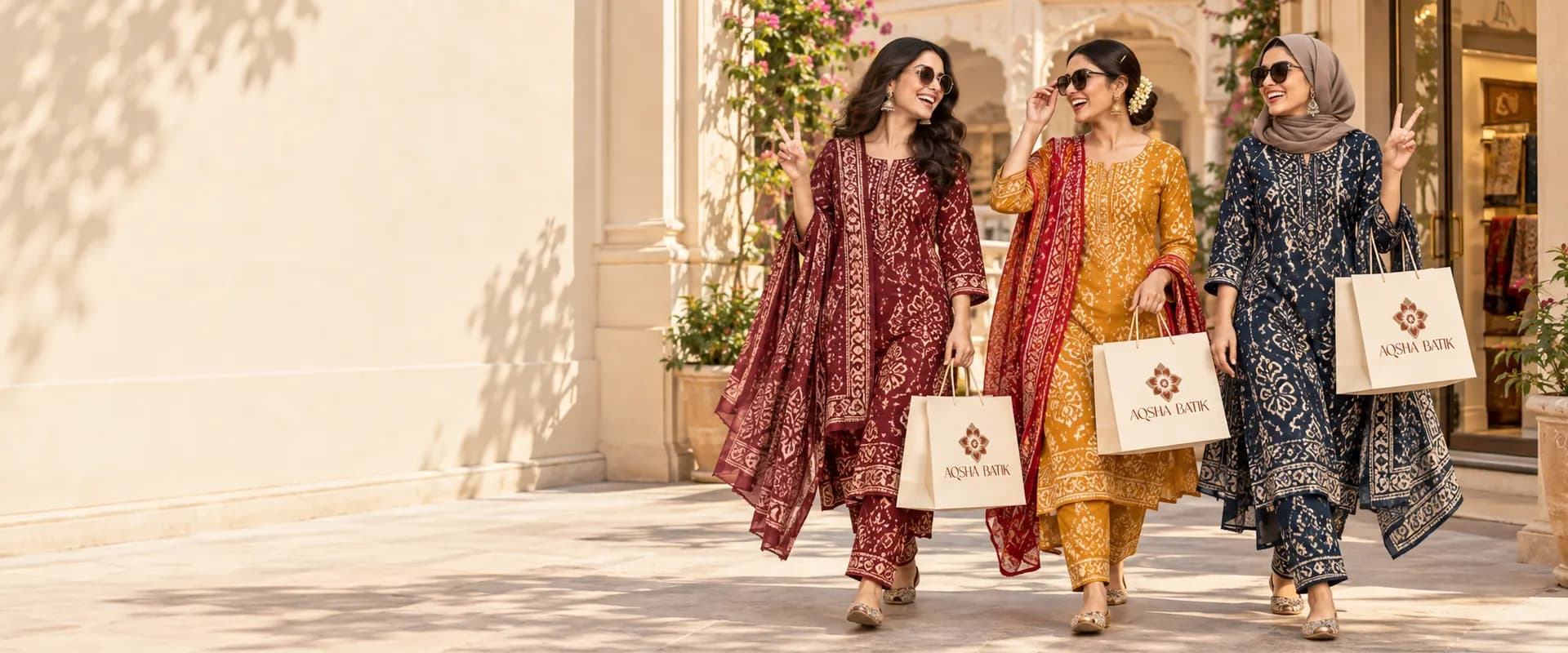 New Arrival Batik Ladies Suits
