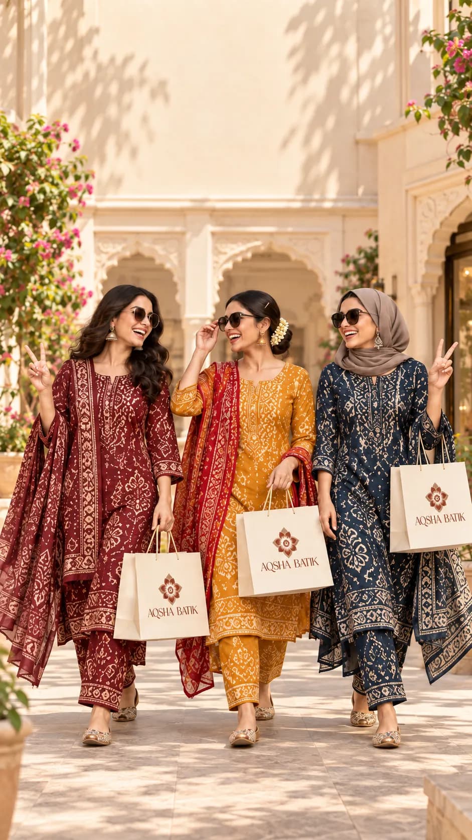 New Arrival Batik Ladies Suits