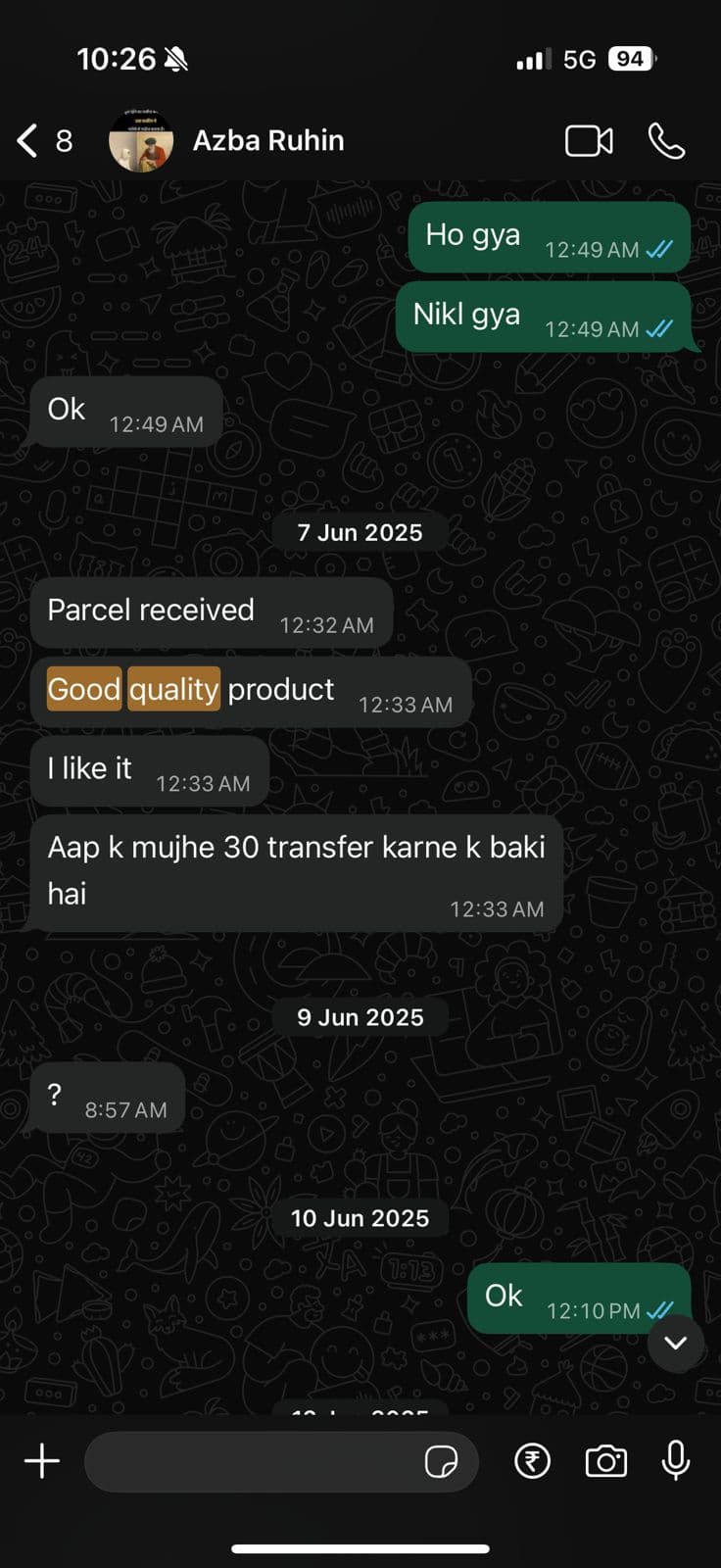 Buyer Testimonial