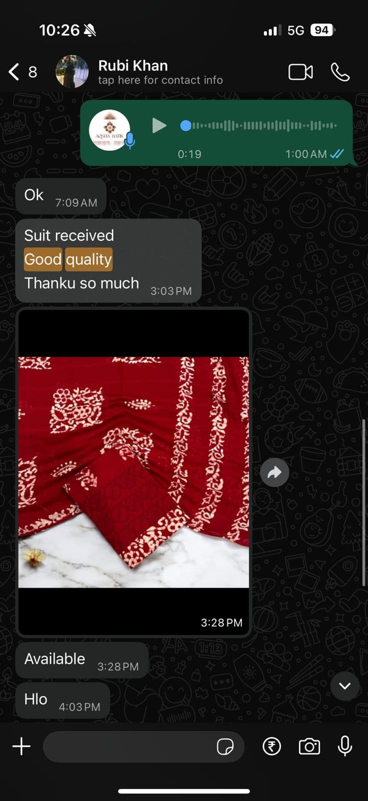 Buyer Testimonial