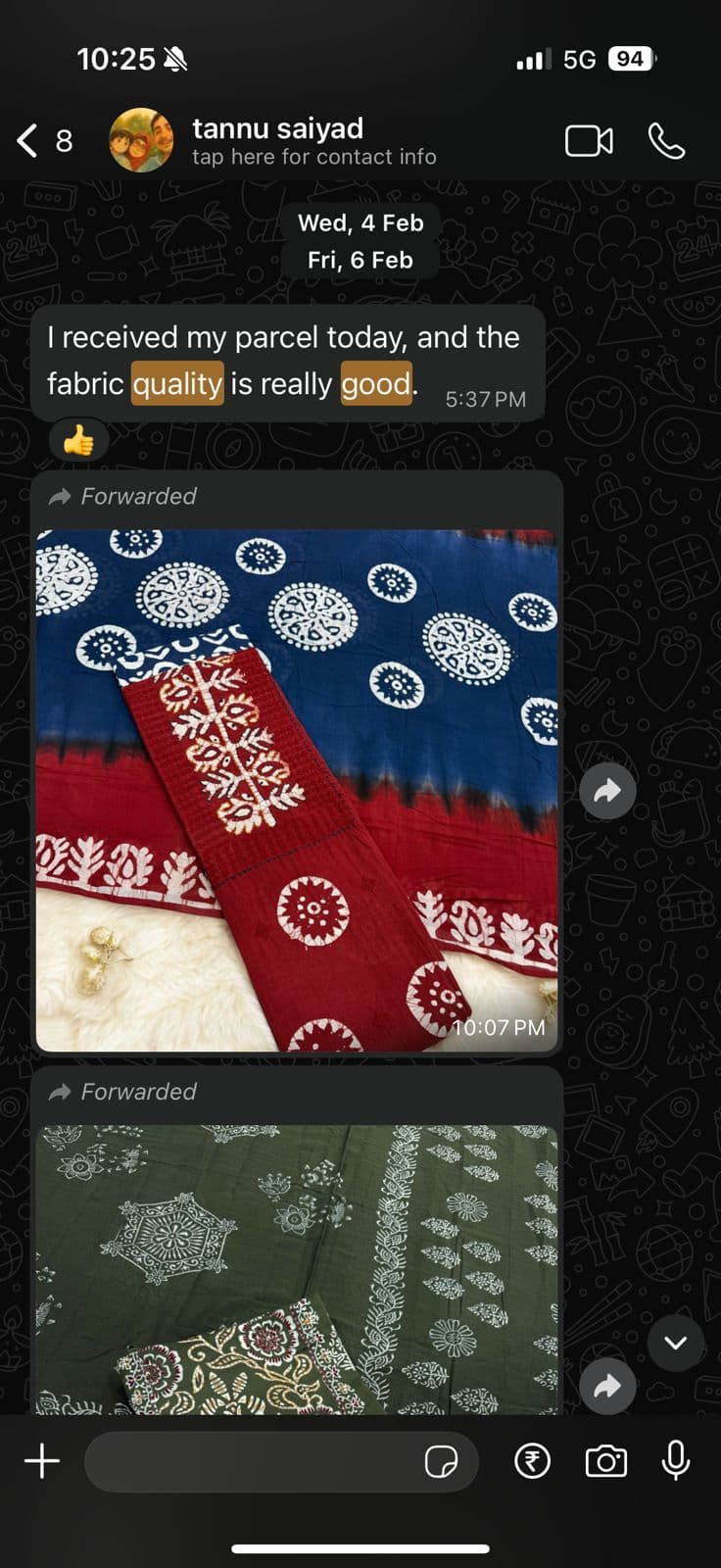 WhatsApp Testimonial 4