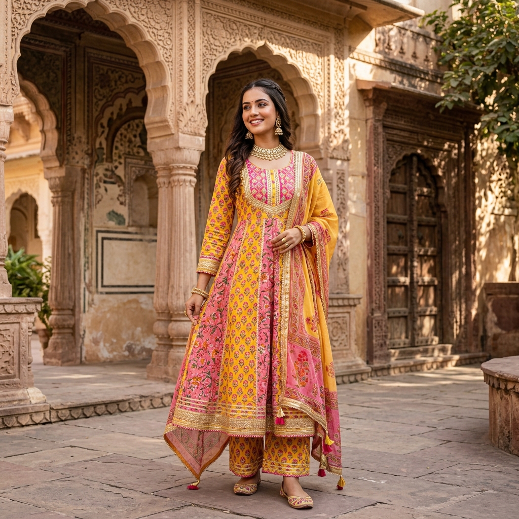 Designer Cotton Dress for Women